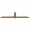 Ekena Millwork Eugene Smooth Timber Gable Bracket, Douglas Fir, 96"W x 24"H x 3 1/2"D x 5 1/2"F, 6/12 Pitch GBW096X24X0406EUG00SDF - alternate 5
